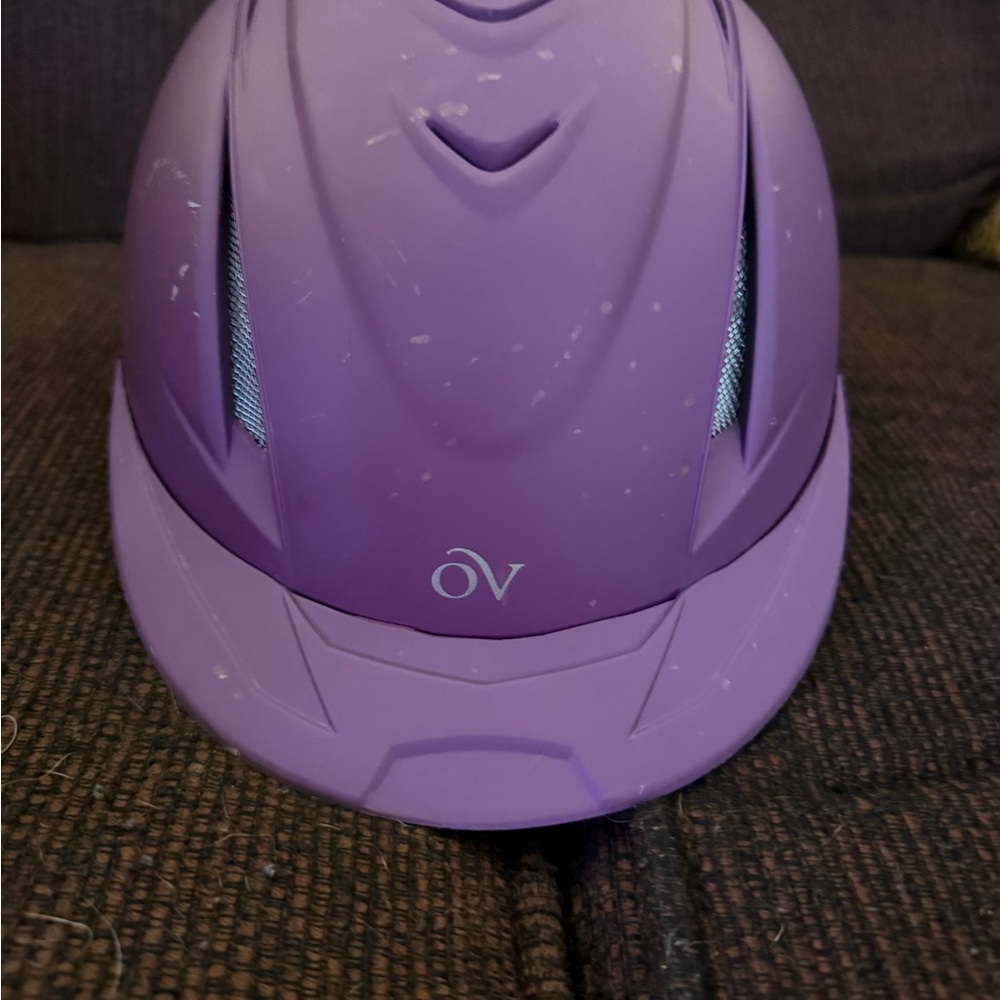 Kids Ovation Purple Riding Helmet